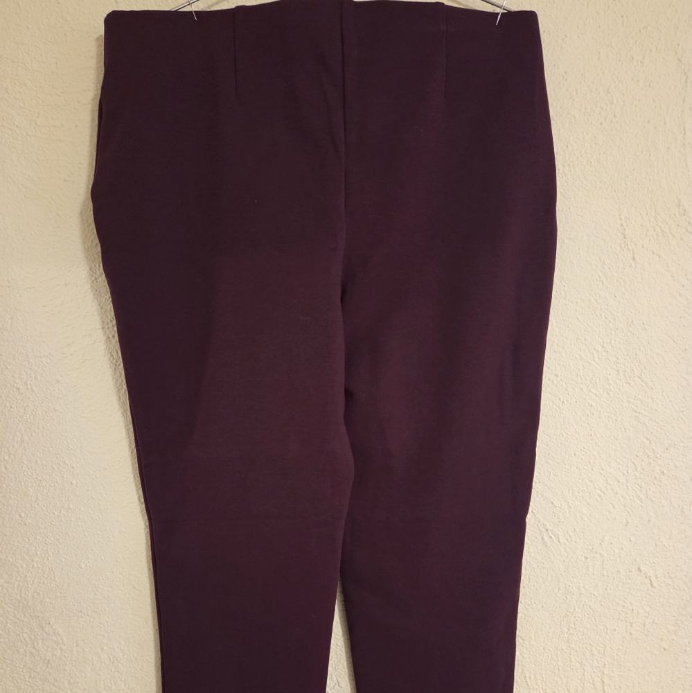 Chico's Deep Purple Women's Trousers - Picture 2 of 3